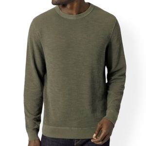 Mason Buck Olive Green Lightweight Double Slub Sweatshirt Men's Sz M NWT
